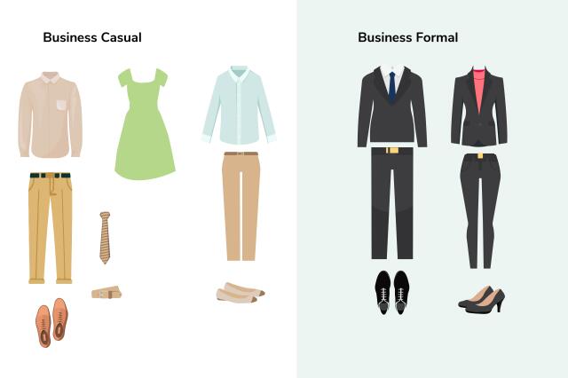 Business Casual and Business Formal Outfit Examples